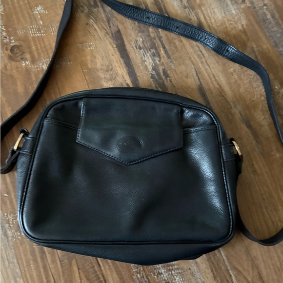 Longchamp Handbags - Longchamp Black Leather Crossbody Bag
